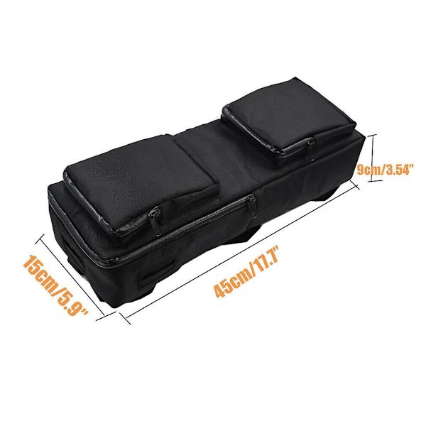 Sykkelbatteriveske 17,7 tommer/45 cm Elektrisk scooterveske Etui Sykkel foran Vanntett oppbevaring for Eb