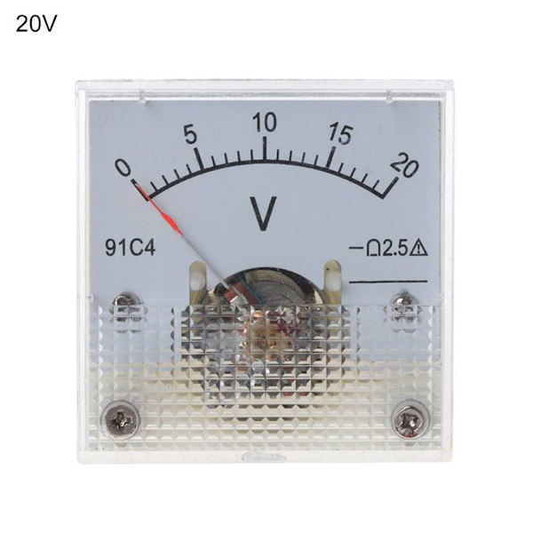 DC Voltmeter Analogt Panelmeter 0-30V 0-30V 0-30V 0-30V