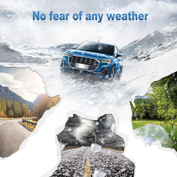 AUTOPARTS Universal 65mm Kort Bilantenne Modifisert Karbonfiberstil Svart