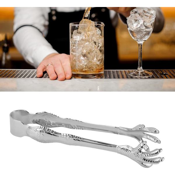 Mini istang, rustfrit stål sølv, ørneklo-stil, til isterninger og bartending