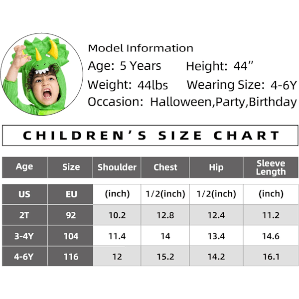 U kläckta dinosaurie kläder halloween fest dinosaurie ägg lyx jumpsuit för pojkar flickor