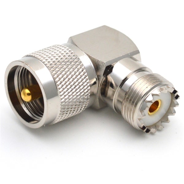 IC 1 kpl UHF SO239 naarasliitin - UHF PL259 urosliitin suorakulma R