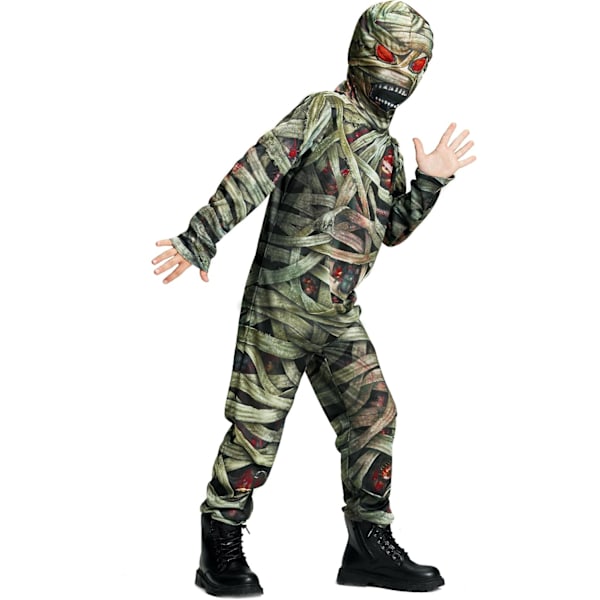 Barnas Mommie Zombie Kostyme Gutter Jenter Halloween Skummel Farao Egyptisk Body for Fint Klesopp Party 3-10 År 3-4 år