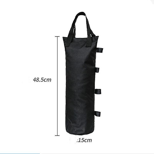 Sandsäckar Set med 4 tunga, 600d vikter för paviljongben, PVC-beläggning inuti, sandsäckar för alla popup-tält baldakin utomhus uteplats (ett rör) - bra