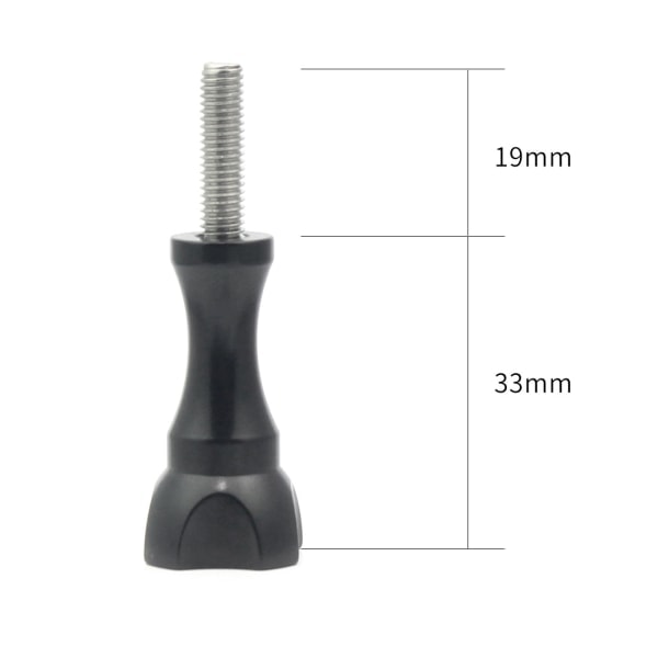 IC Metalladapter for GoPro 11/10-kameraer Stativ for selfiestenger Rød