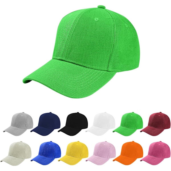 Baseballkasket til Mænd Klassisk Almindelig Baseballkasket Polo Stil Hat Justerbar Sports Casual Kasket Åndbar Sommer Solbeskyttelseshat til Udendørs G 1PCS