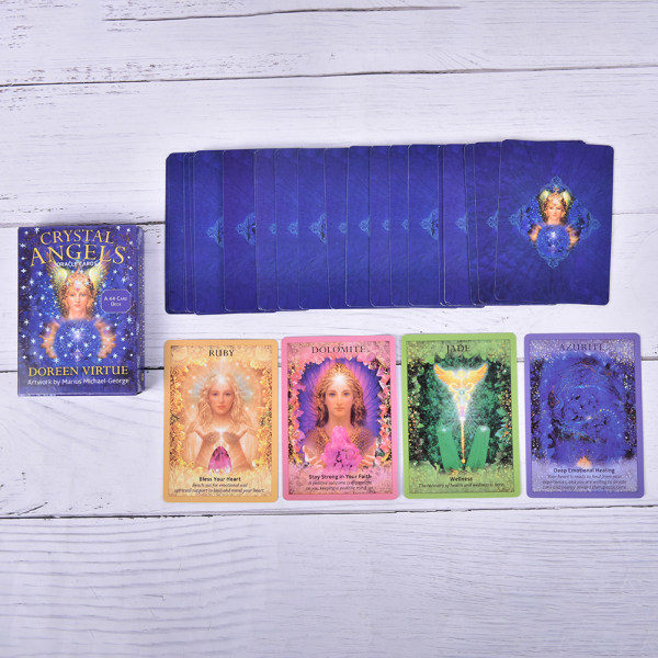 IC Crystal Angel Oracle -kortit, kestävät ja muodikkaat tarot-kortit