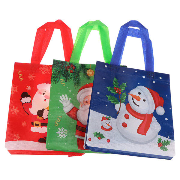 IC 1 stk. julegodteri kake gaveposer Non Woven kjeks Snack Blå