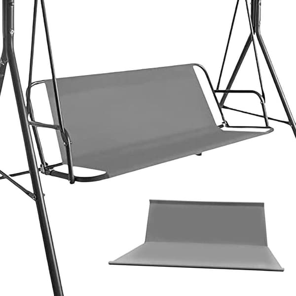 Ersättningsöverdrag för trädgårdsgunga, 115x48x48cm, Grå