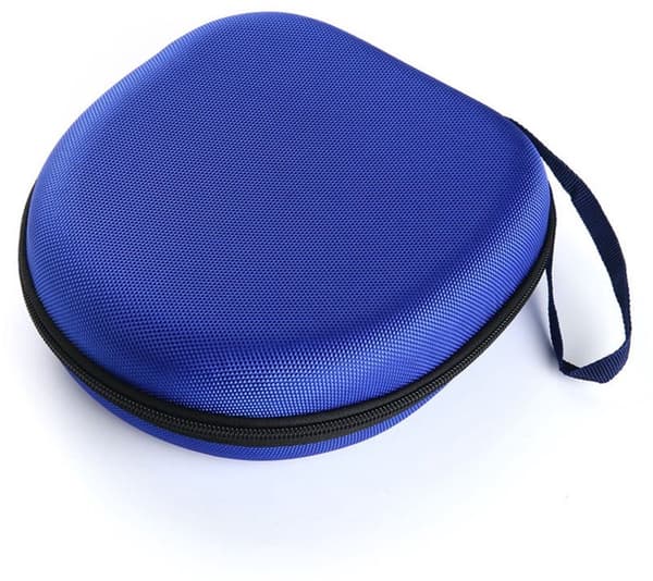 Universal Hard Shell Hovedtelefonetui Med Blødt For, Tilbehørslomme Til Over-Ear Bluetooth Gaming Hovedtelefoner, Rejse, Blå