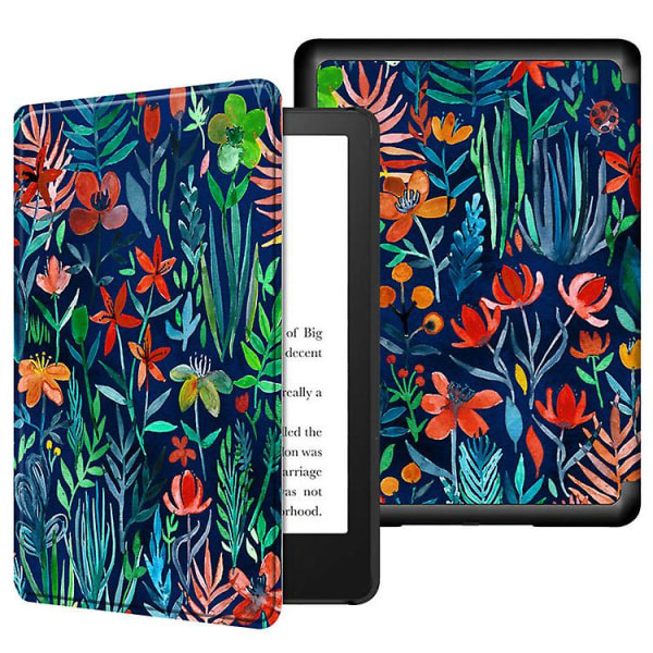 Slimshell- case passar för Kindle Paperwhite (10:e generationen-2018) och Kindle Paperwhite Signature Edition - Premium lättvikts PU- cover med Au