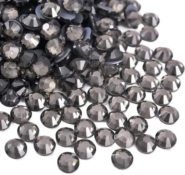 Hot-Fix Glasrhinsten, Fladryggede Krystalsten, 1.440 Stykker til DIY Tøj, Sko & Tilbehør, SS16 3,8–4 mm