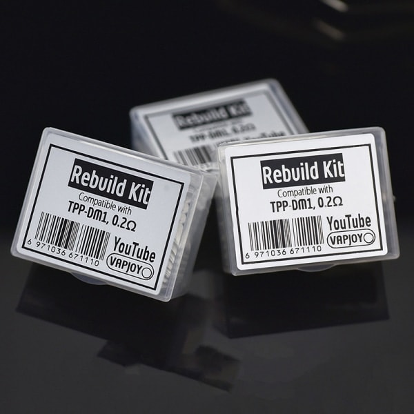 IC DIY Rebuild Kit TPP DM1 0,2ohm Mesh Coil Modstand Varmetråd 1 Sæt