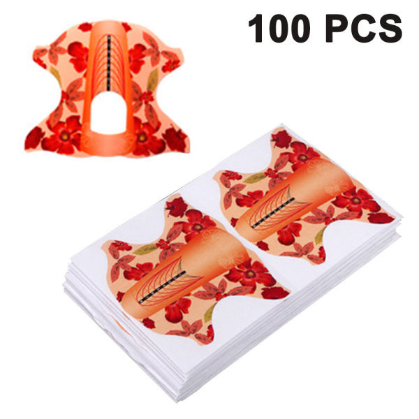 IC 100 kpl Kynsimalli Kynsien Muotoiluohjain Jatkotarra Kynsityyli 1