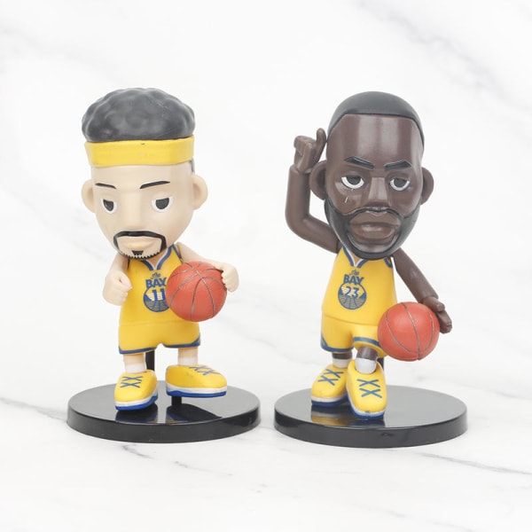 IC NBA basketstjärna Q version 6 modeller Golden State Warriors Curry Poole docka ornament väska hand