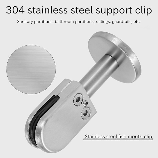 4 kpl lasia 304 lasiteline säädettävä lasiklipsi 8mm lasihyllyn pidike lasipaneelit 40mm R