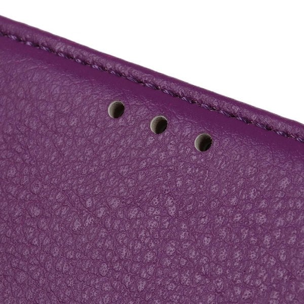 IC Samsung Galaxy A32 5G - Litchi Tekstur Etui - Lilla Lilla Lilla