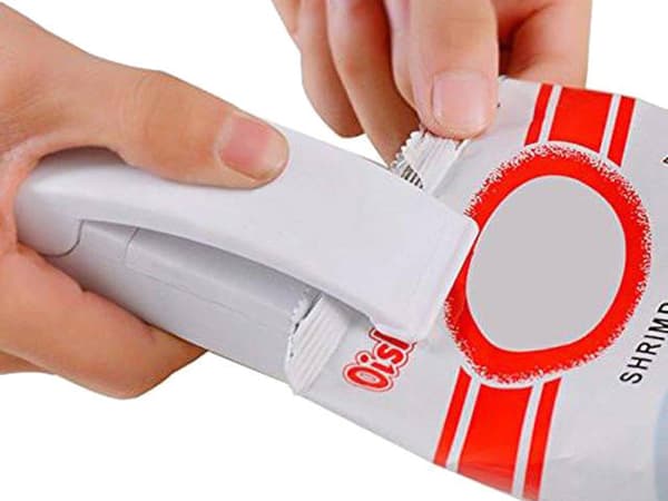 Påsförslutare Mini Värmeförseglingsmaskin för Plastpåsar och Matförvaring Hem Kök 1-pack 1-Pack