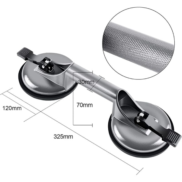 Sugkopp Lyftplatta Kakellyftare Sugkopp Glas Sugkopp 100 kg Glaslyftare Halkfri