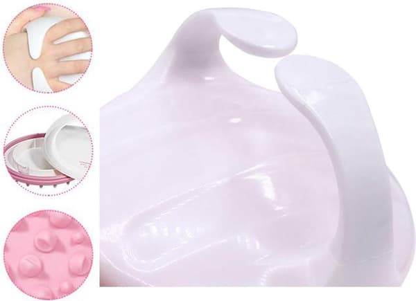Massageborste, silikon hårbottenmassager och hårborste, anti-cellulit bantning, kroppsmassager