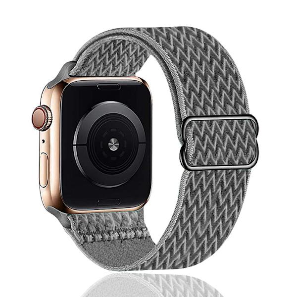 4-pack nylon - justerbart sportband i nylon för Fitbit Versa 4/Versa 3/Sense, ersättningsarmband som andas, flerfärgad