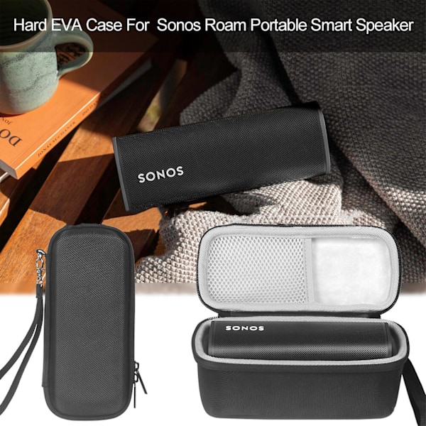 Hard bæreveske for Sonos Roam bærbar smart høyttaler oppbevaringsveske