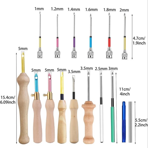 Punch Needle Kit Broderinåler Punch Needle Verktøy
