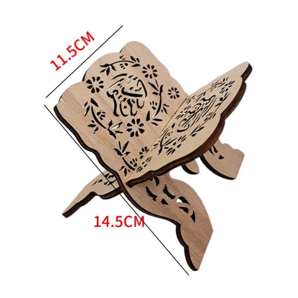 Eid Mubarak Trehylle for Koranen Hellig Bokholder