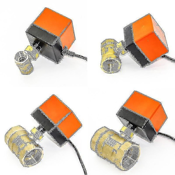 1/2\" 3/4\" 1\" 2\" Motorisert kuleventil 220v 12v 24v 3-tråds 2-punkts kontroll Messing elektrisk kuleventil