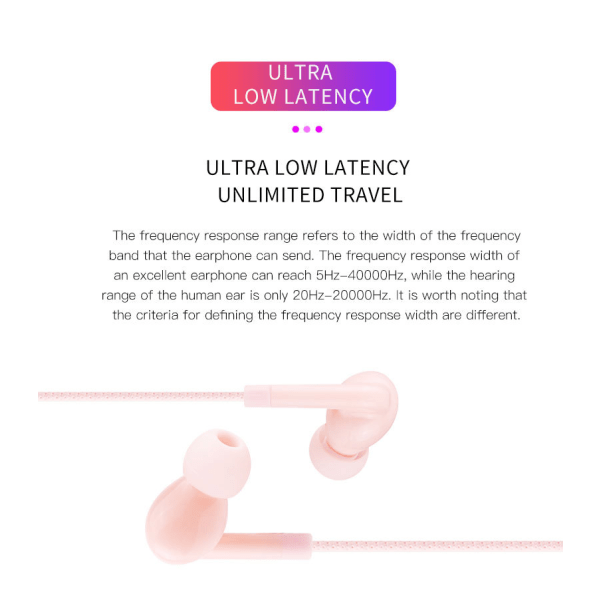 IC In-Ear Stereo Casmore hörlurar In-Line 3,5mm Universal