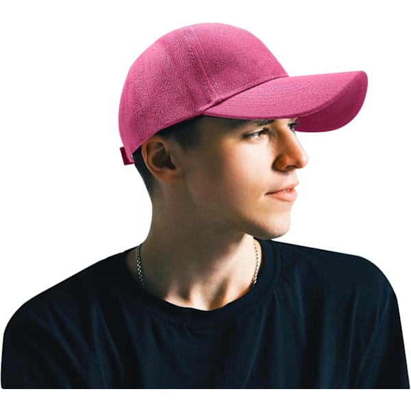 Basebollkeps för Män Klassisk Enfärgad Basebollkeps Polo-Stil Hatt Justerbar Sport Casual Keps Andningsbar Sommar Solskyddshätt för Utomhus H 1PCS