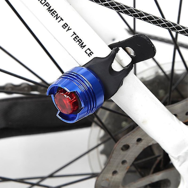 2 Pcs Road Mountain Bike Light Led Flash Waterproof Bicycle Tail Light Bike Rear Light Night Riding Safety Warning Lights