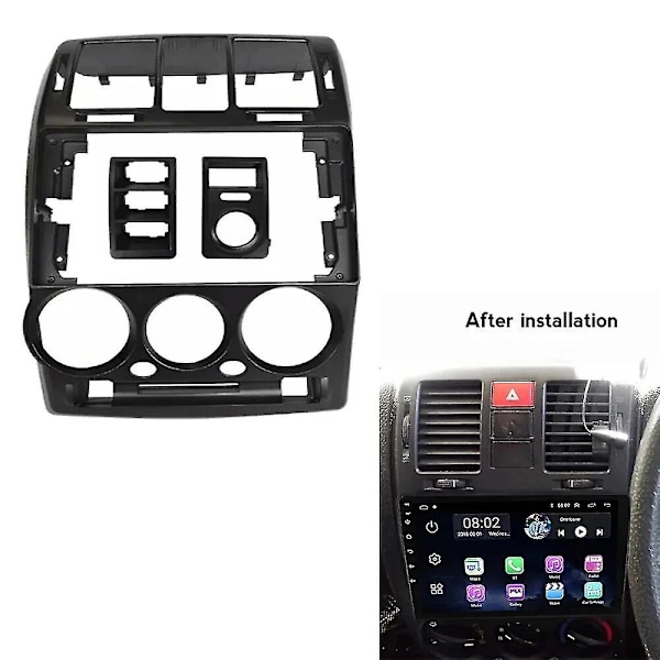 För 2002-2011 HYUNDAI GETZ(9 tum) Bilradio Fascias Android GPS MP5 Stereo Spelare 2 Din Huvudenhet Panel Dash Ram Installation Zekai