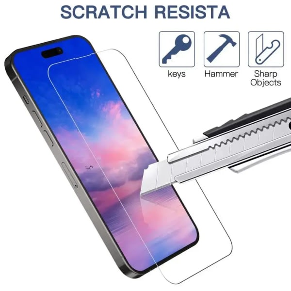 4 stk herdet glass for iPhone 11 Pro skjermbeskytter glassfilm