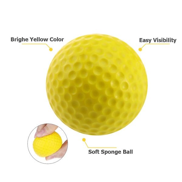 Børnegolfbolde Golftræningsbolde Bløde Golfbolde Flydende Golfbolde Svampbolde Træningsgolfbolde