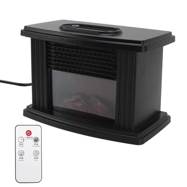 Elektrisk spisvärmare Liten Mini Tyst Stilren Bordsmodell Elektrisk Element för Sovrum Kontor EU-kontakt 220V
