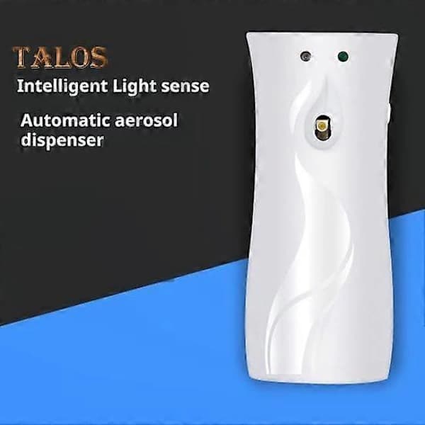 Automatic Air Freshener Spray Dispenser with Remote Control Timer Function Silent Operation Wall Mounted Spray Air Freshener brown brown