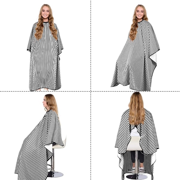 Frisörkappa Frisörkappa, Klippkappor, Vattentät Frisörkappa i Full Längd för Hårstyling, Klippning och Färgning C