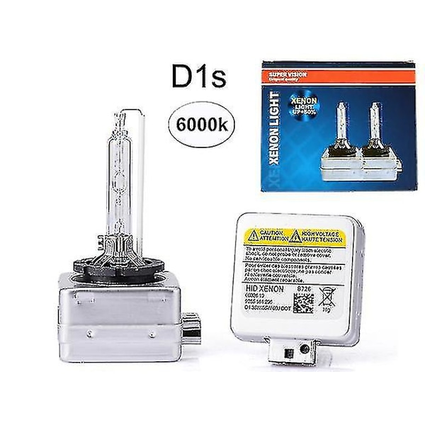 2-pack Xenon Lamps +50% D1s 35w 6000k - Pk32d-2