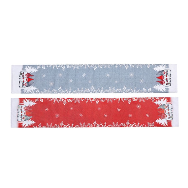 Julduk Snowflake bordslöpare GRÅ Gray