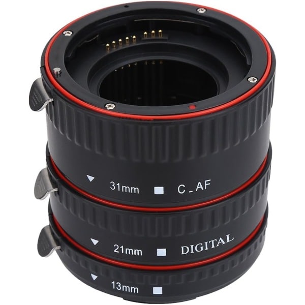 IC Autofokus Makro Linse Forlængerrør Sæt AF Makro Forlængerrør Ring 13mm, 21mm, 31mm