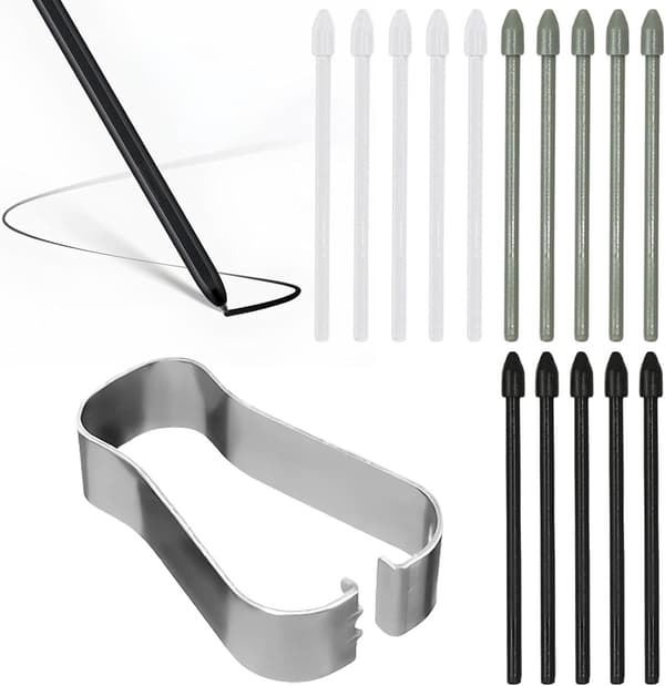 15 st S Pen-spetsar kompatibla med Samsung Galaxy Tab S6-S9, Note10/20, S21/S23 Ultra