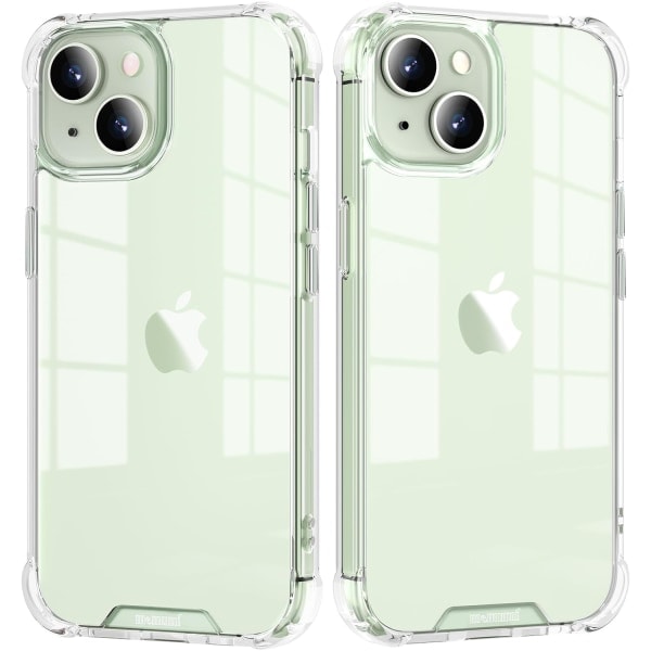 IC avser Klart skal för iPhone 15 Pro Max, Stöttåligt Reptåligt skyddsskal Klart - iP 15 Plus