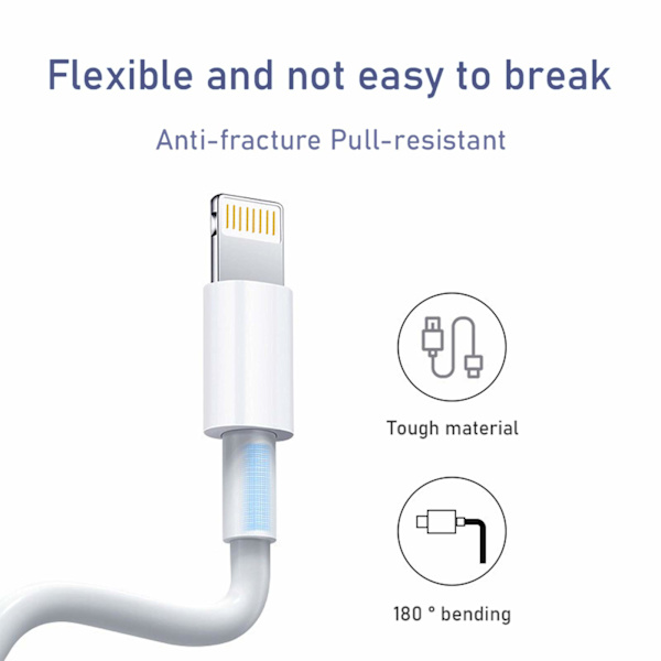 Til iPhone Oplader Audio Adapter Oplader Hovedtelefon Kabel Konverter