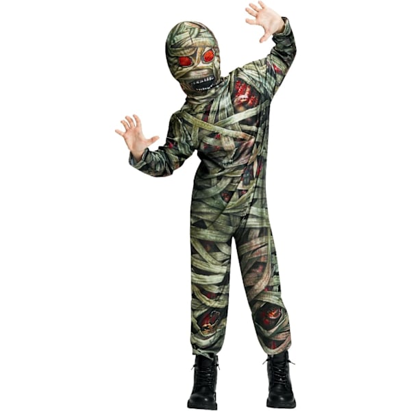 Barnas Mommie Zombie Kostyme Gutter Jenter Halloween Skummel Farao Egyptisk Body for Fint Klesopp Party 3-10 År 4-6 Years