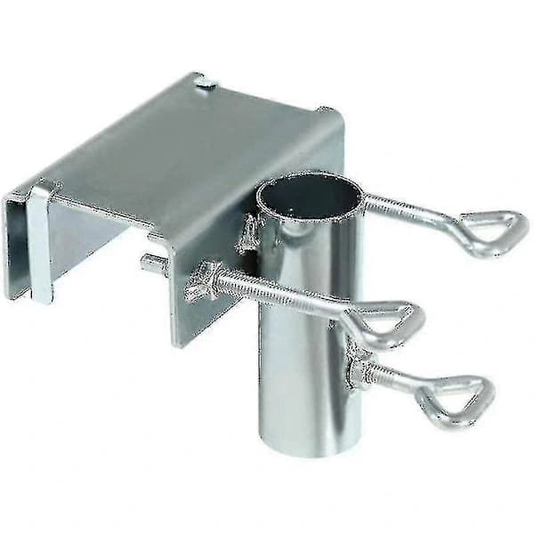 Umbrella Stand, Parasol Holder Balcony Railing, Balcony Umbrella Stand 1 pc - silver