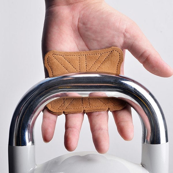 IC Läder Tyngdlyftningshandskar Träningshandskar Palm Fitness Sport Gymnastik