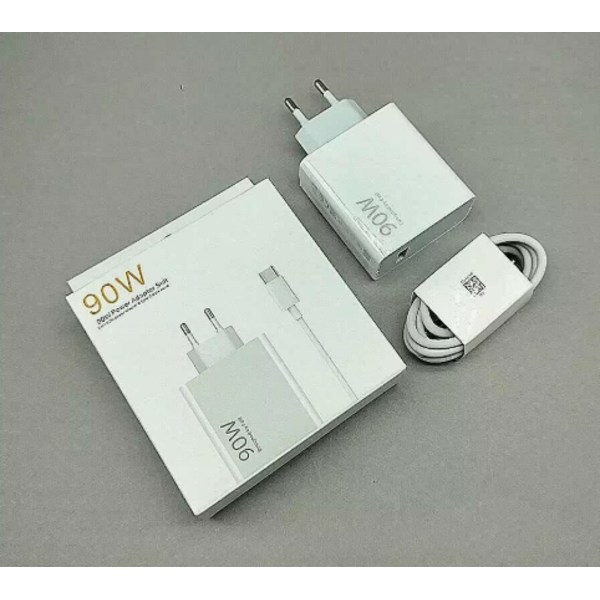 TIL Xiaomi Kompatibel 90W HyperCharge Combo, Type-A EU-stik Hurtigoplader (1M) 90W 90W