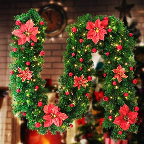 IC Julekranse Juleguirlande Juleguirlande med Rod