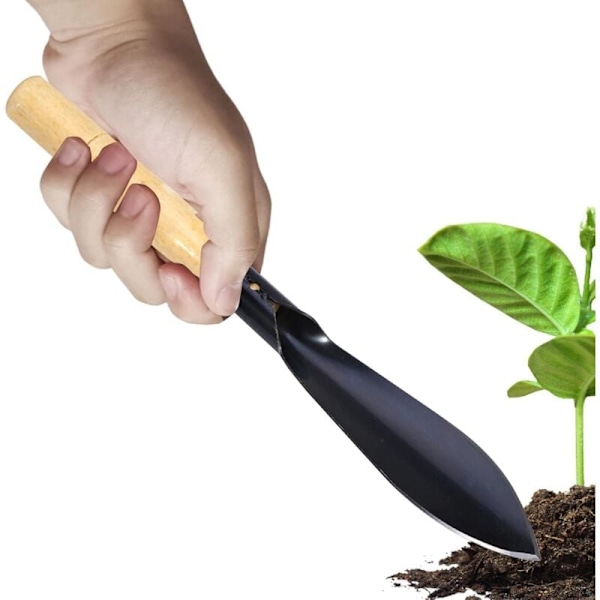 Hagespade - Multifunksjonell flat spade i stål, lukeverktøy, multifunksjonelle hageredskaper for hage, plen, gård, tun og hagetilbehør